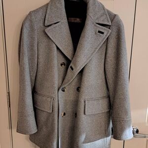 Hugo Boss Classic Gray Pea Coat